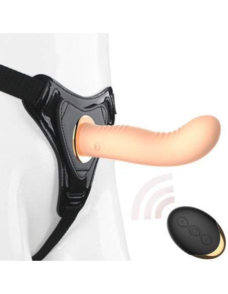 Gode Ceinture Vibrant Jerrie 14 x 3.7cm Rose Saumon