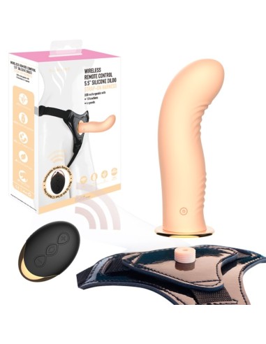 Gode Ceinture Vibrant Jerrie 14 x 3.7cm Rose Saumon