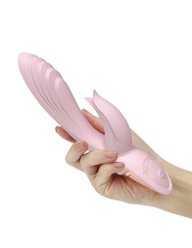 Vibro Rabbit Twist Vibe 12 x 3.4cm Rose