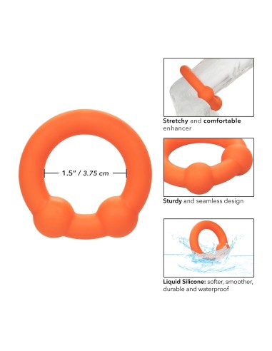 Cockring Alpha Dual Ball 37mm Orange