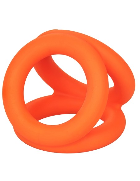 Ballstretcher en silicone Alpha Tri-Ring 38 mm Orange