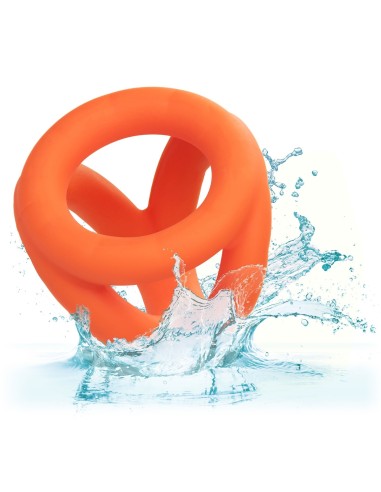Ballstretcher en silicone Alpha Tri-Ring 38 mm Orange