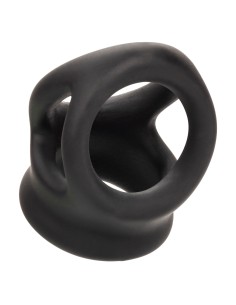 Ballstretcher en silicone Alpha Dual 37 mm Noir
