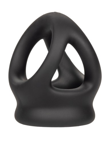 Ballstretcher en silicone Alpha Dual 37 mm Noir