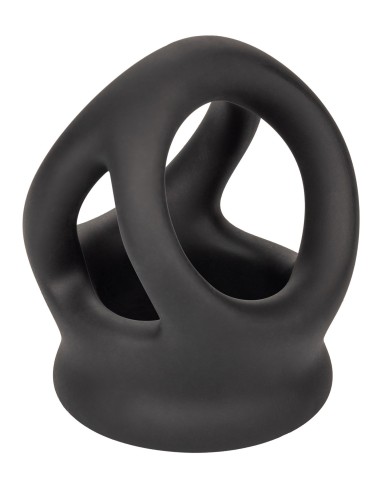 Ballstretcher en silicone Alpha Dual 37 mm Noir