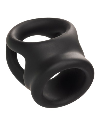 Ballstretcher en silicone Alpha Dual 37 mm Noir