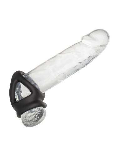 Ballstretcher en silicone Alpha Dual 37 mm Noir
