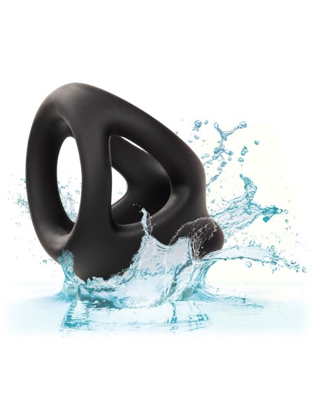 Ballstretcher en silicone Alpha Dual 37 mm Noir Ballstretcher en silicone Alpha Dual 37 mm Noir
