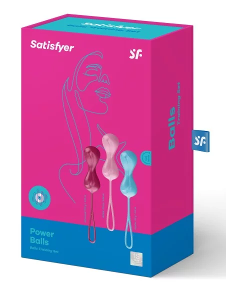 Kit de 3 boules de geisha - 3.4 cm