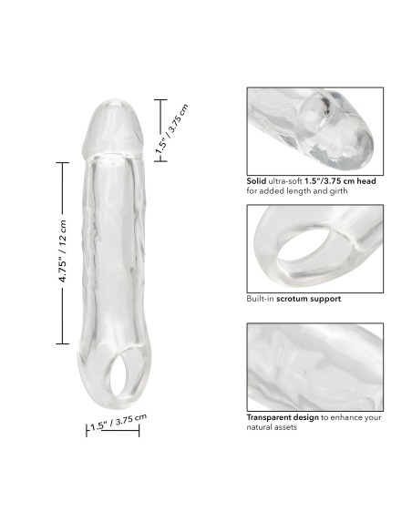Gaine de pénis transparente Performance Maxx 15 x 4.3cm - Gaines Pénis - 7
