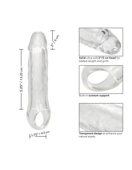 Gaine de pénis transparente Performance Maxx 18 x 5cm Gaine de pénis transparente Performance Maxx 18 x 5cm
