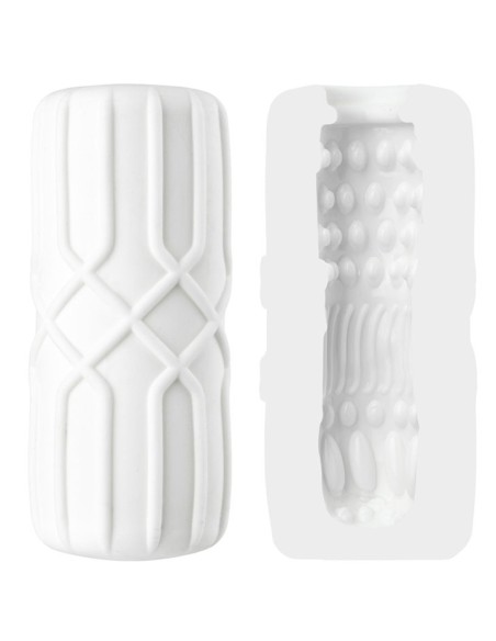 Masturbateur Wavy Blanc