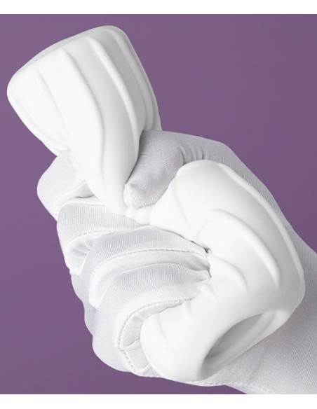 Masturbateur Wavy Blanc