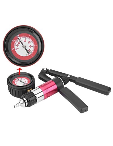 Poignée pour Pompe à Pénis avec Contrôleur Rouge Metal