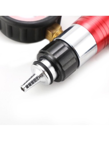 Poignée pour Pompe à Pénis avec Contrôleur Rouge Metal