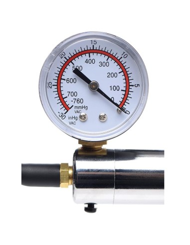 Poignée pour Pompe à Pénis avec Contrôleur Argent