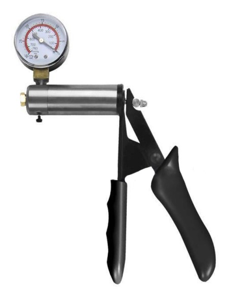 Poignée pour Pompe à Pénis avec Contrôleur Argent