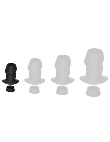Plug Tunnel avec Bouchon Euhlo S 5 x 3.5cm Noir
