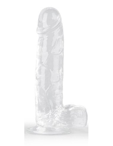 Gode Transparent Clean Dick M 14 x 4cm