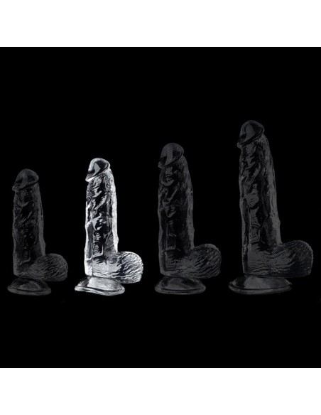 Gode Transparent Cute Dick M 14 x 4cm Gode Transparent Cute Dick M 14 x 4cm