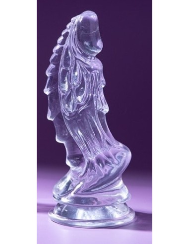 Gode transparent Curved Horn S 13 x 4.5cm