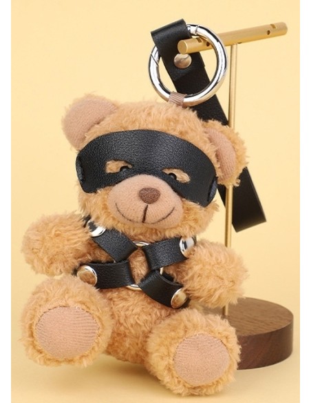 Ours Peluche Porte-Clés Beari Harness Noir Ours Peluche Porte-Clés Beari Harness Noir