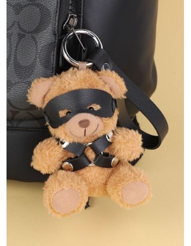 Ours Peluche Porte-Clés Beari Harness Noir