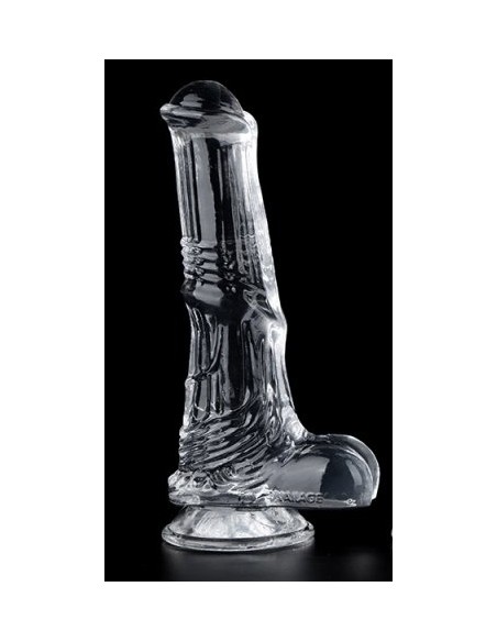 Gode Horse Transparent Whispy L 17 x 5cm