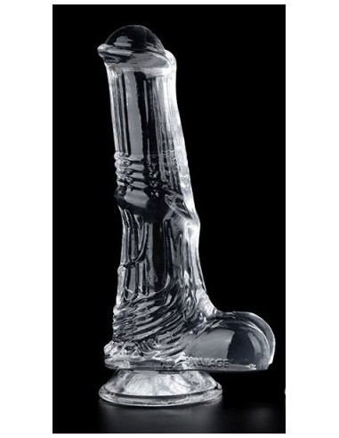 Gode Horse Transparent Whispy M 15 x 4.2cm