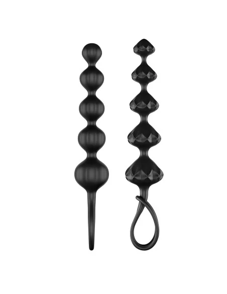 Kit de 2 chapelets Satisfyer beads - Noirs Kit de 2 chapelets Satisfyer beads - Noirs
