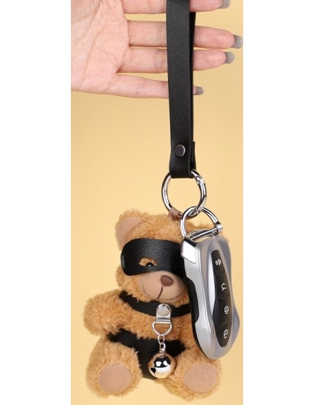 Ours Peluche Porte-Clés Beari Bell Noir Ours Peluche Porte-Clés Beari Bell Noir