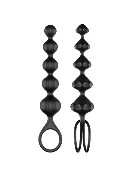 Kit de 2 chapelets Satisfyer beads - Noirs Kit de 2 chapelets Satisfyer beads - Noirs
