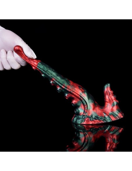 Gode Bukolix 16 x 5cm Noir et Rouge