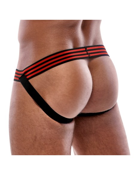 Jockstrap Rulio Noir-Rouge