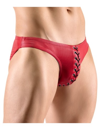 Slip avec cordon Zonio Rouge