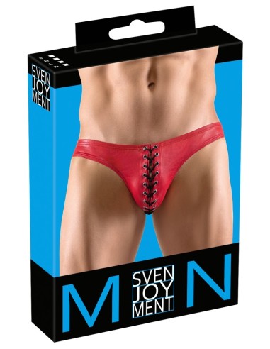 Slip avec cordon Zonio Rouge