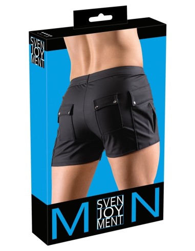 Short avec poches Junio Noir