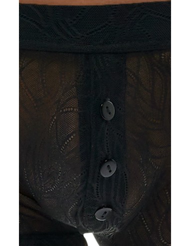Boxer avec boutons Tunio Noir