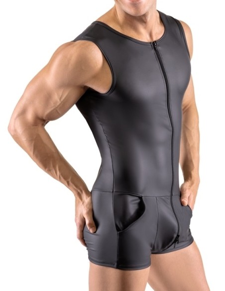 Combinaison avec zip Stellio Noire Combinaison avec zip Stellio Noire