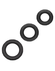 Lot de 3 Cockrings Link Up Noirs