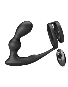 Cockring Plug Marshall Pretty Love 7.5 x 2.7 cm Noir