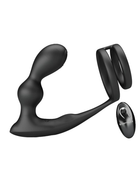 Cockring Plug Marshall Pretty Love 7.5 x 2.7 cm Noir