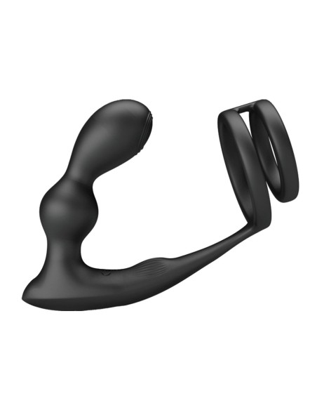 Cockring Plug Marshall Pretty Love 7.5 x 2.7 cm Noir
