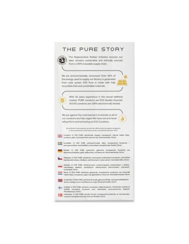 Préservatifs ultra fins Pure 53mm x12