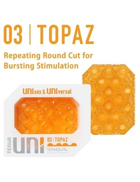 Gaine de masturbation Uni 03 Topaz