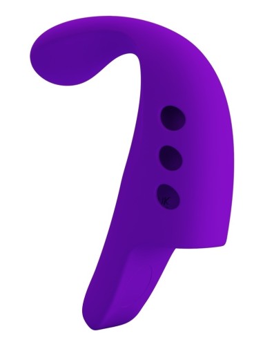 Gaine de Doigt Vibrante Gorgon Pretty Love 10.5 x 2cm Violet