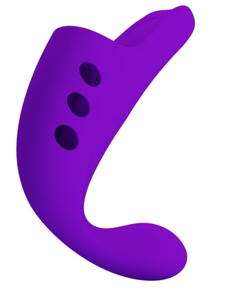 Gaine de Doigt Vibrante Gorgon Pretty Love 10.5 x 2cm Violet