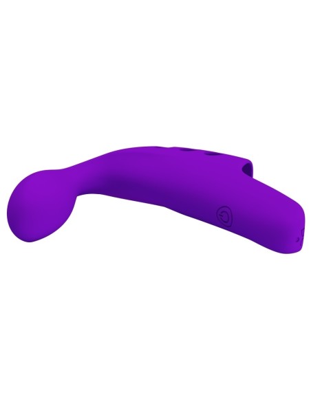 Gaine de Doigt Vibrante Gorgon Pretty Love 10.5 x 2cm Violet