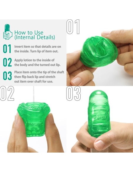Gaine de masturbation Uni 01 Emerald Gaine de masturbation Uni 01 Emerald