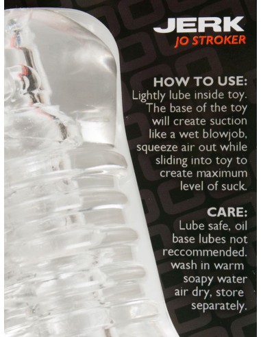 Masturbateur Jerk Oxballs transparent